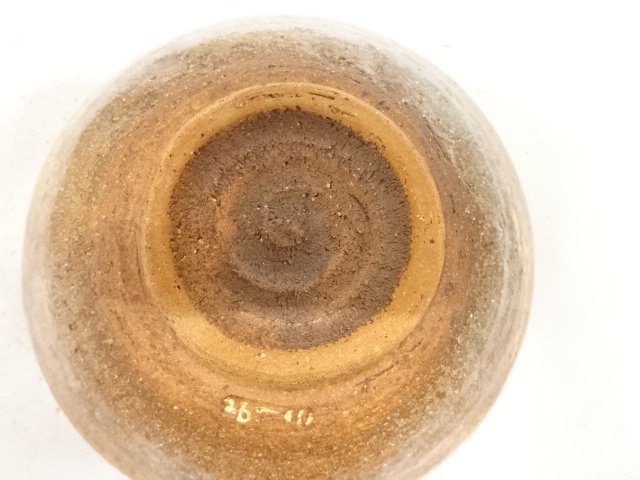  京焼　浅見与し三造　櫛目　茶碗